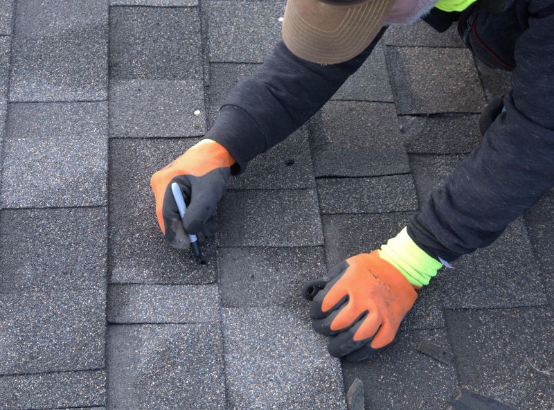 Asphalt Shingle Repair Crew